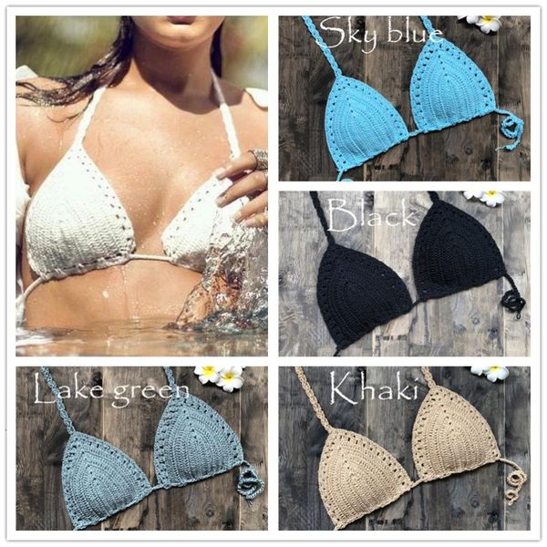 two-piece suits crochet bikini handmade women boho beach bralette halter knitted swimsuit brazilian bikinis bathing suit
two-piece suits crochet bikini handmade women boho beach bralette halter knitted swimsuit brazilian bikinis bathing suit