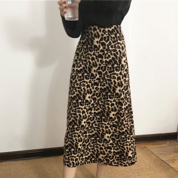 korean retro woman skirts leopard vintage a-line vestido plus size elegant woman skirts, Black
korean retro woman skirts leopard vintage a-line vestido plus size elegant woman skirts, Black