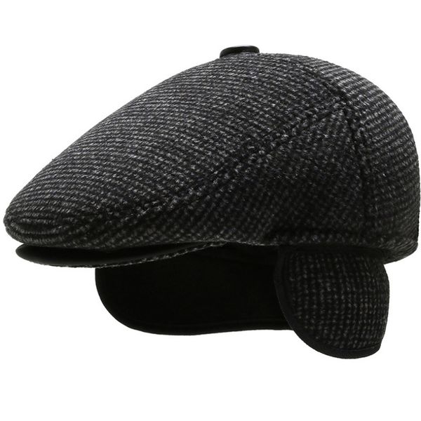 ht2726 men beret thick warm men cap winter earflap hat vintage plaid ivy newsboy flat cap dad hats for winter beret, Blue;gray
ht2726 men beret thick warm men cap winter earflap hat vintage plaid ivy newsboy flat cap dad hats for winter beret, Blue;gray