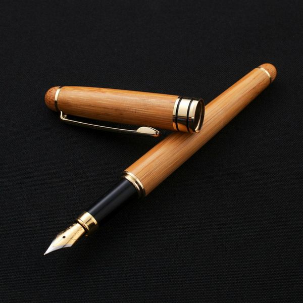 1set classical bamboo fountain pen with gift box metal business pen gift signature fountain 0.5mm writing supplies
1set classical bamboo fountain pen with gift box metal business pen gift signature fountain 0.5mm writing supplies