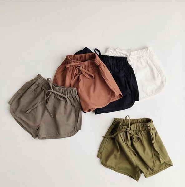2020 new arrival baby boys girls shorts fashion summer kids boys shorts 2-7 years, Black