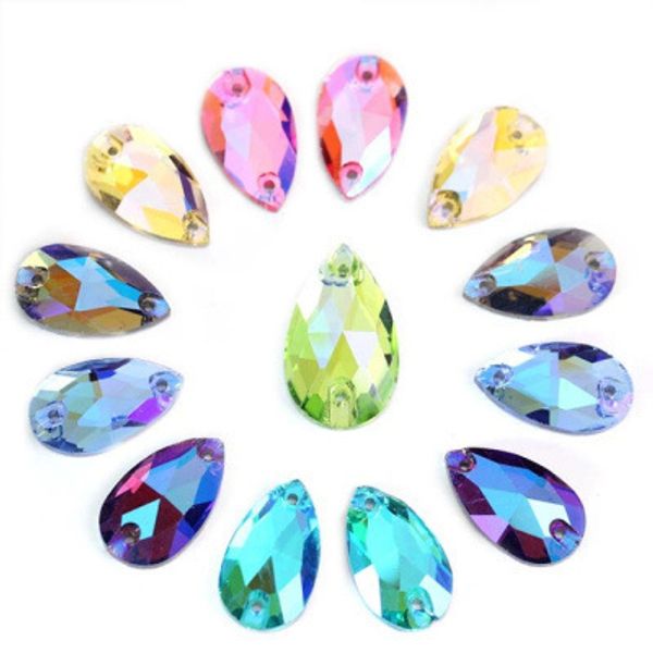 colour mix waterdrop shape rhinestone crystal 2 holes loose rhinestones sew-on apparel sewing accessories diy crafts sew-on luxury diamond, Black
colour mix waterdrop shape rhinestone crystal 2 holes loose rhinestones sew-on apparel sewing accessories diy crafts sew-on luxury diamond, Black