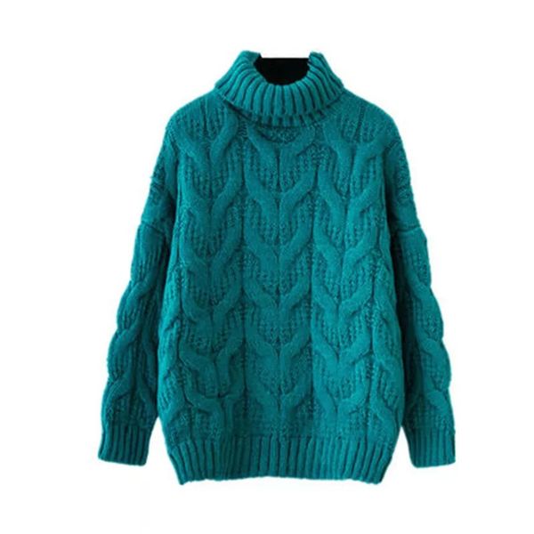 women's sweaters women turtleneck autumn winter 2021 pull jumpers european casual twist warm female oversized sweater, White;black
women's sweaters women turtleneck autumn winter 2021 pull jumpers european casual twist warm female oversized sweater, White;black