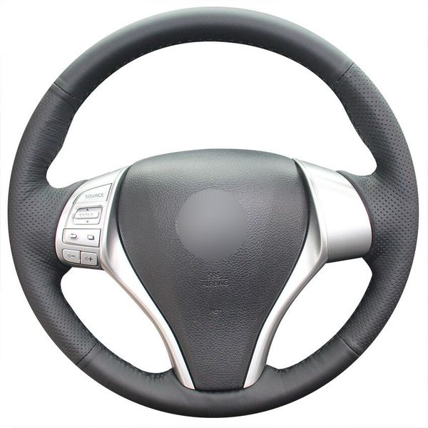 black artificial leather car steering wheel cover for nissan teana/altima/tiida
black artificial leather car steering wheel cover for nissan teana/altima/tiida
