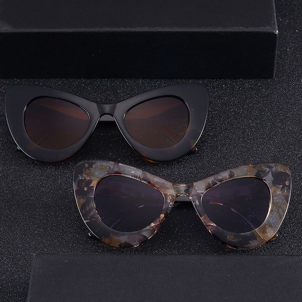 new trend sunglasses europe and america fashion sunglasses cat eyes personality retro, White;black
new trend sunglasses europe and america fashion sunglasses cat eyes personality retro, White;black