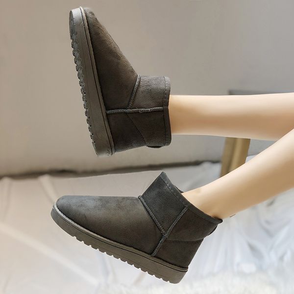 2019 short plush warm increase non-slip booieswinter boots women snow boots shoes woman fashion thick u11-55, Black
2019 short plush warm increase non-slip booieswinter boots women snow boots shoes woman fashion thick u11-55, Black