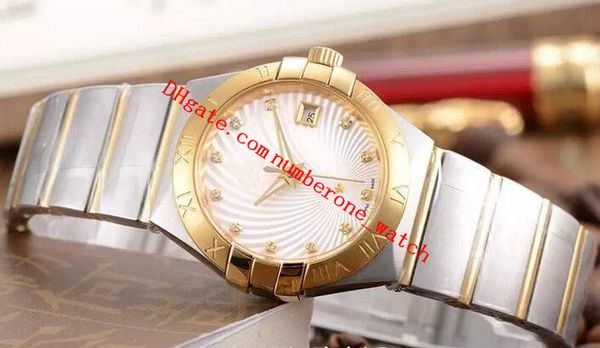 5 style 18k yellow gold w/skeleton back case diamond dial steel 32mm quartz movement fashion ladies watches wristwatch, Slivery;brown
5 style 18k yellow gold w/skeleton back case diamond dial steel 32mm quartz movement fashion ladies watches wristwatch, Slivery;brown