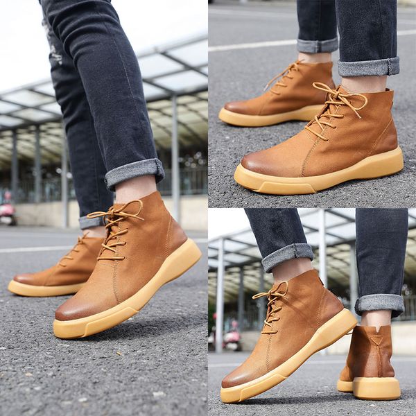 autumn real leather men boots winter with fur warm snow footwear work shoes sneakers ankle hx-074, Black
autumn real leather men boots winter with fur warm snow footwear work shoes sneakers ankle hx-074, Black