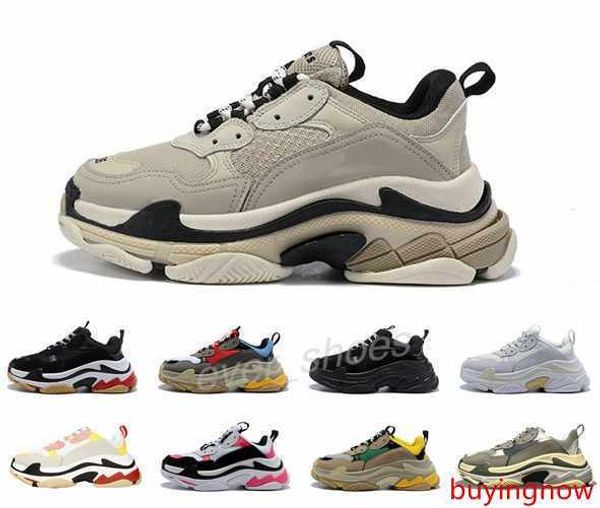 новый triple s дизайнер париж 17fw низкий старый папа платформа кроссовки черный белый сочетание подошвы сапоги мужчины женщины мода повседн
новый triple s дизайнер париж 17fw низкий старый папа платформа кроссовки черный белый сочетание подошвы сапоги мужчины женщины мода повседн