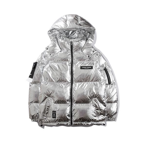 european and american fashion brand bright parkas silvery tooling hooded warm cotton clothing winter students' padded jacket, Black
european and american fashion brand bright parkas silvery tooling hooded warm cotton clothing winter students' padded jacket, Black