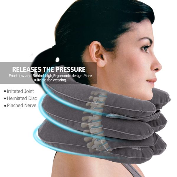 3 layer inflatable air cervical neck traction device soft neck collar pillow for pain stress relief neck stretcher us stock
3 layer inflatable air cervical neck traction device soft neck collar pillow for pain stress relief neck stretcher us stock