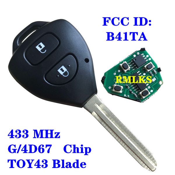 remote key fob 433mhz + g 4d67 chip fcc id: b41ta for hilux fortuner 2011-2014 yaris 2008-2014 innova 2006-2009
remote key fob 433mhz + g 4d67 chip fcc id: b41ta for hilux fortuner 2011-2014 yaris 2008-2014 innova 2006-2009