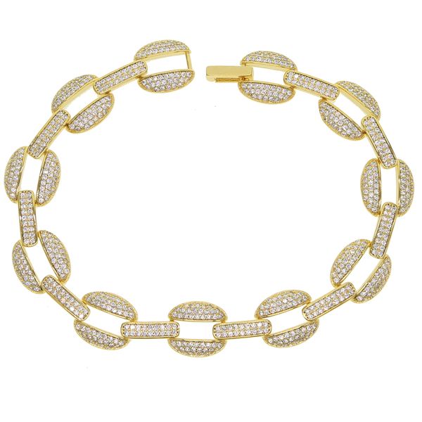 wholesale- cuban link chain lab diamond cz mens bracelet gold plated iced out bling cool hip hop rock boy men jewelry chain, Golden;silver
wholesale- cuban link chain lab diamond cz mens bracelet gold plated iced out bling cool hip hop rock boy men jewelry chain, Golden;silver