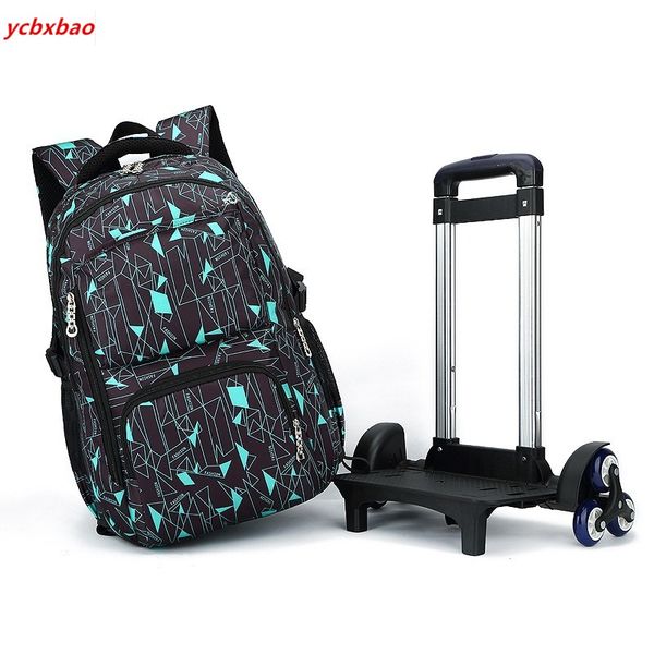 school backpack with wheel travel trolley luggage bag waterproof 6 wheels trolley children school bag for boy girl backpack 
school backpack with wheel travel trolley luggage bag waterproof 6 wheels trolley children school bag for boy girl backpack