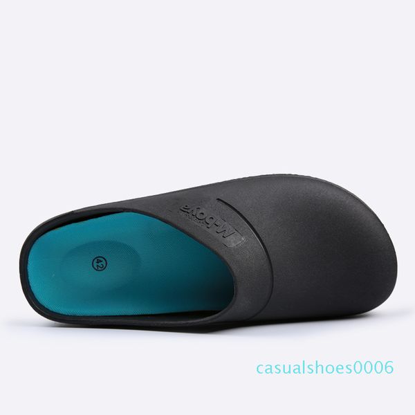2019 men's chef kitchen summer male mules clogs anti slip surgical hospital antibacterial shoes c06, Black
2019 men's chef kitchen summer male mules clogs anti slip surgical hospital antibacterial shoes c06, Black