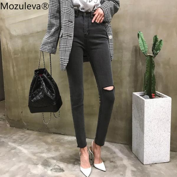 mozuleva 2019 women streetwear holes jeans casual pocket skinny pencil pants destroyed ripped denim jean female trousers, Blue
mozuleva 2019 women streetwear holes jeans casual pocket skinny pencil pants destroyed ripped denim jean female trousers, Blue