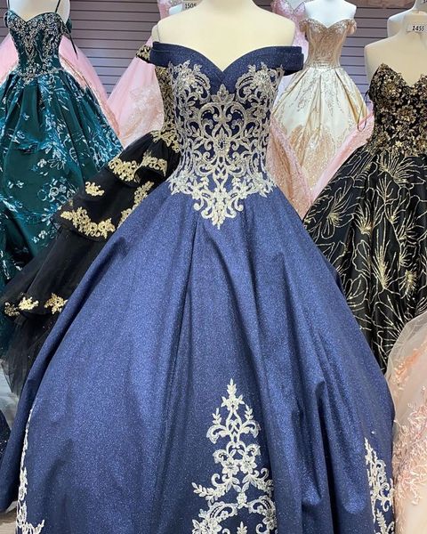 vintage navy sequined gold embroidery prom party dresses off the shoulder with sleeves celebrity evening formal dress long, Black
vintage navy sequined gold embroidery prom party dresses off the shoulder with sleeves celebrity evening formal dress long, Black