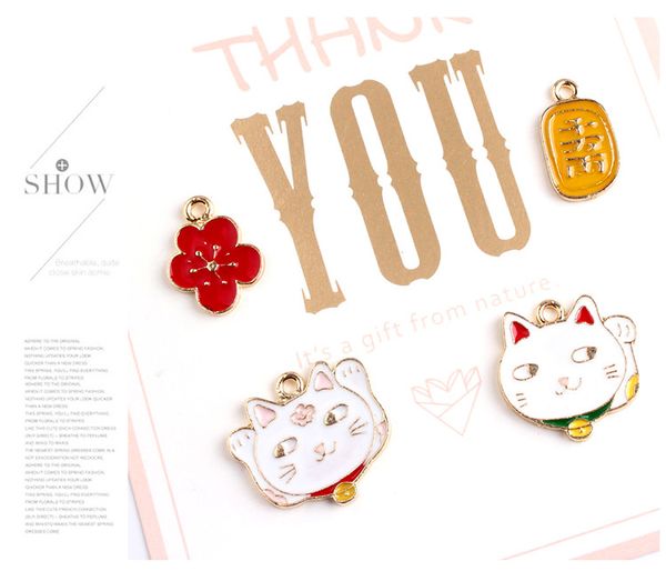 metal vintage drop oil fortune cat flowers card charms fancy ornament pendants findings diy jewelry making necklace, Bronze;silver
metal vintage drop oil fortune cat flowers card charms fancy ornament pendants findings diy jewelry making necklace, Bronze;silver