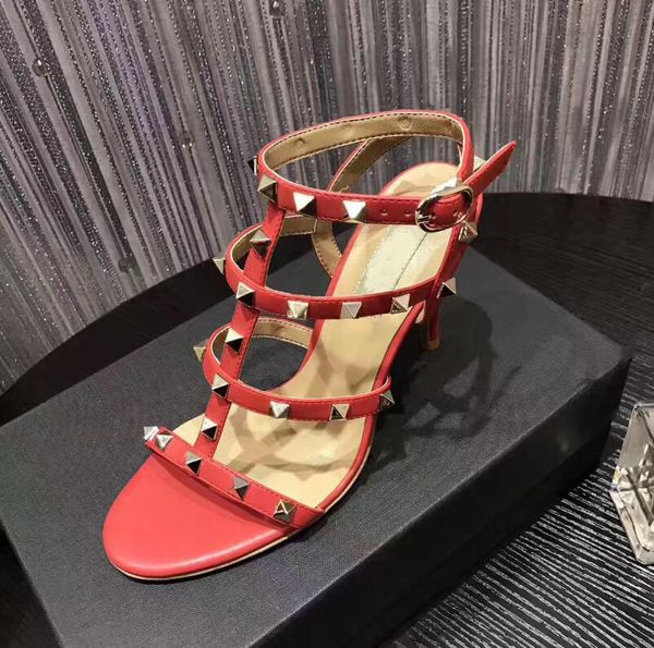 luxury design womens slingbacks designer gladiator sandals women rivet shoes red nude extreme high heels pumps heel size 35-39, Black
luxury design womens slingbacks designer gladiator sandals women rivet shoes red nude extreme high heels pumps heel size 35-39, Black