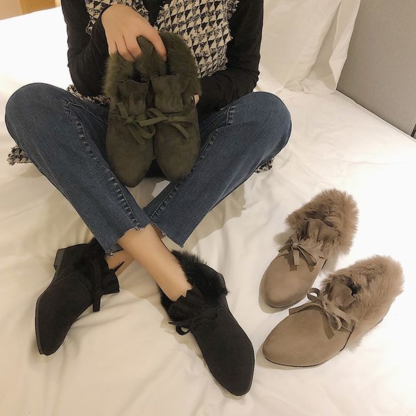 women casual woman shoe women's new summer shoes 2019 modis pointed toe female footwear all-match loafers fur autumn cute dress, Black
women casual woman shoe women's new summer shoes 2019 modis pointed toe female footwear all-match loafers fur autumn cute dress, Black