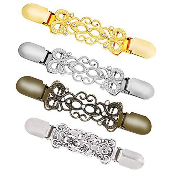 4 pcs vintage sweater clip cardigan collar dress shawl clip for women connection buckle, Gray
4 pcs vintage sweater clip cardigan collar dress shawl clip for women connection buckle, Gray
