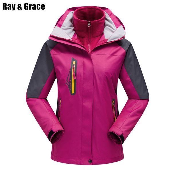 ray winter outdoor jacket women men waterproof jacket fleece liner warm suit hiking mountain climbing chaquetas, Blue;black
ray winter outdoor jacket women men waterproof jacket fleece liner warm suit hiking mountain climbing chaquetas, Blue;black