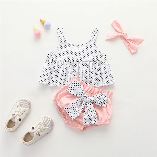 pudcoco newborn baby girl clothes summer sleeveless polka dot vest shorts pants headband 3pcs outfits clothes set 3-24m, White
pudcoco newborn baby girl clothes summer sleeveless polka dot vest shorts pants headband 3pcs outfits clothes set 3-24m, White