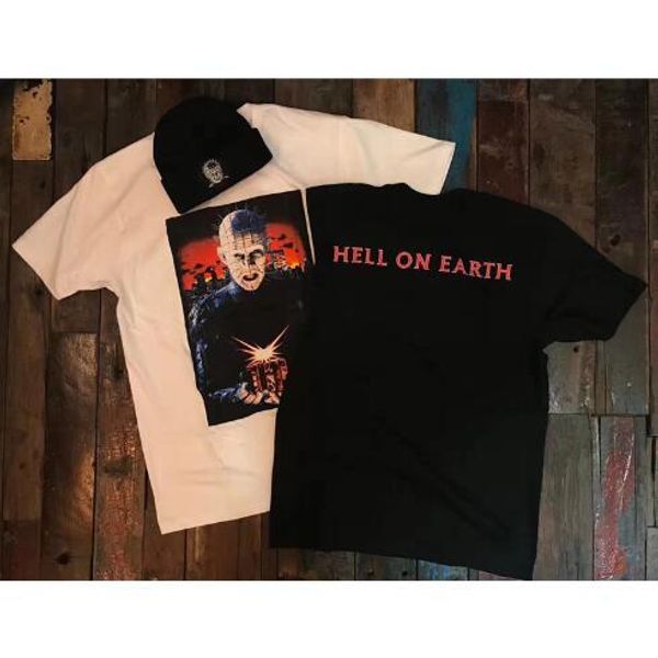 18ss hellraiser pinhead tee t shirt men women 1a:1 tees fashion hip hip t shirt