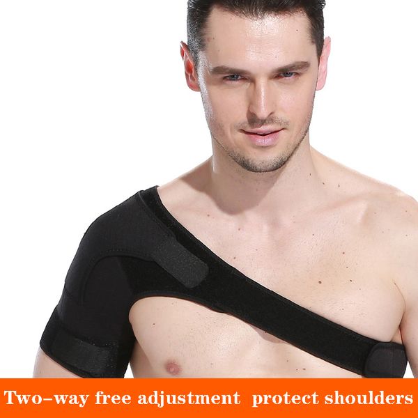 back support 1pc adjustable shoulder pad guard fitness protector strengthen joints weightlifting protective gear, Black;blue
back support 1pc adjustable shoulder pad guard fitness protector strengthen joints weightlifting protective gear, Black;blue