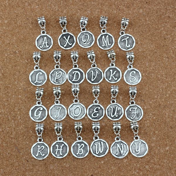 50pcs/lot dangle double sided mixed letter initial alloy charm fit european bracelets jewelry diy 14.8x30.8mm antique silver a-419a, Bronze;silver
50pcs/lot dangle double sided mixed letter initial alloy charm fit european bracelets jewelry diy 14.8x30.8mm antique silver a-419a, Bronze;silver