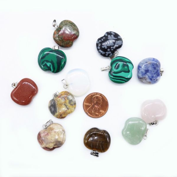 wholesale popular apple pendants with natural agate stone necklace small pendants trade pendants ing, Silver
wholesale popular apple pendants with natural agate stone necklace small pendants trade pendants ing, Silver