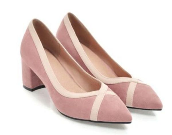 2019 suede women's shoes in spring and autumn with new style high heel coarse heel pointed end@11, Black
2019 suede women's shoes in spring and autumn with new style high heel coarse heel pointed end@11, Black