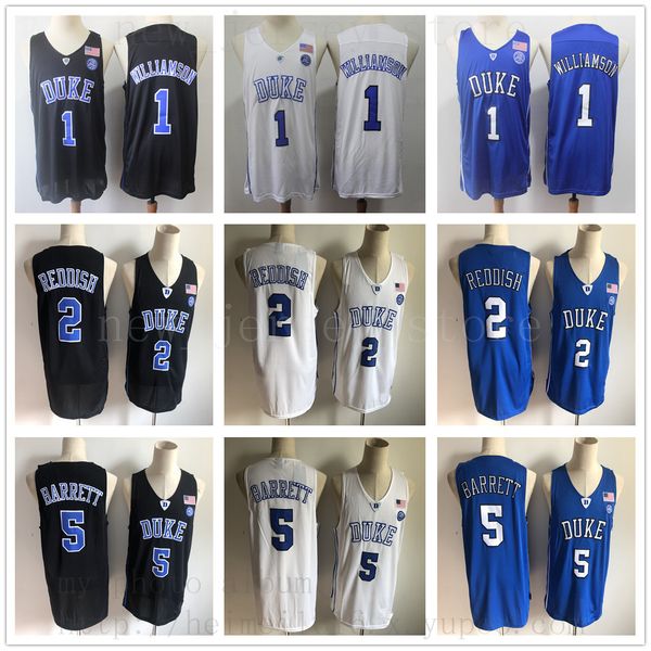 college basketball duke blue devils jersey stitched 1 zion williamson 2 cam reddish 5 rj barrett marvin bagley iii jayson tatum ingram allen, Black
college basketball duke blue devils jersey stitched 1 zion williamson 2 cam reddish 5 rj barrett marvin bagley iii jayson tatum ingram allen, Black