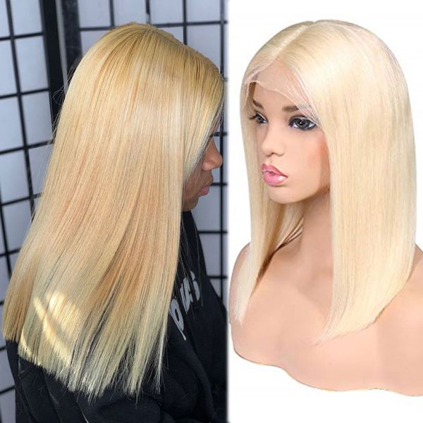 indian blonde 613 bob wigs short lace front human hair wigs 130% density remy hair bob lace frontal wigs for women, Black;brown
indian blonde 613 bob wigs short lace front human hair wigs 130% density remy hair bob lace frontal wigs for women, Black;brown
