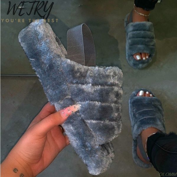 new women spring plush slippers 2020 ms flat bottom antiskid indoor all-around comfortable sandals outdoor zapatos de mujer, Black
new women spring plush slippers 2020 ms flat bottom antiskid indoor all-around comfortable sandals outdoor zapatos de mujer, Black