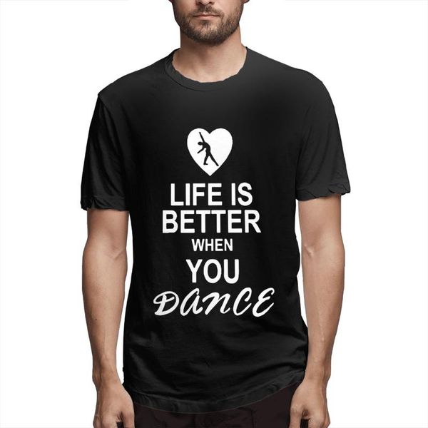 men's t-shirts 100% cotton t-shirt fashion casual life is better when dance print t shirt men harajuku brand clothing tshirts, White;black
men's t-shirts 100% cotton t-shirt fashion casual life is better when dance print t shirt men harajuku brand clothing tshirts, White;black