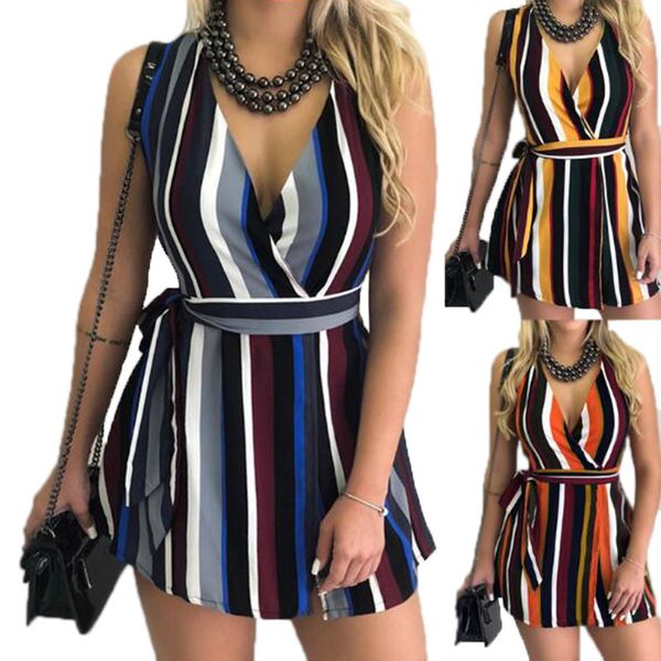 Summer Metropolitan Fashion V Collar Print Belted Dress Sleeveless Striped Dress Hot Sale Irregular Women V-neck Sexy Dress
Summer Metropolitan Fashion V Collar Print Belted Dress Sleeveless Striped Dress Hot Sale Irregular Women V-neck Sexy Dress