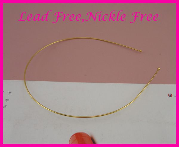 10pcs golden 1.2mm thickness single metal wire hair headbands with 3mm ball ends at lead and nickle bargain for bulk, Silver 
10pcs golden 1.2mm thickness single metal wire hair headbands with 3mm ball ends at lead and nickle bargain for bulk, Silver