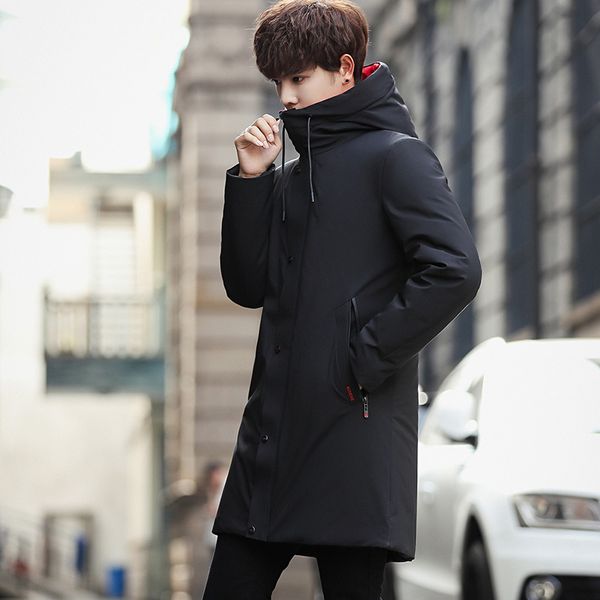 2018 new fashion x-long winter jacket men hooded windbreaker thicken parka coat men casual winter warm parka jacket, Black
2018 new fashion x-long winter jacket men hooded windbreaker thicken parka coat men casual winter warm parka jacket, Black