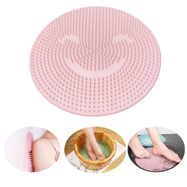 silicone lazy wash foot pedal massage cushion sole to the dead skin bathroom suction cup anti-skid pad easy to clean (pink
silicone lazy wash foot pedal massage cushion sole to the dead skin bathroom suction cup anti-skid pad easy to clean (pink