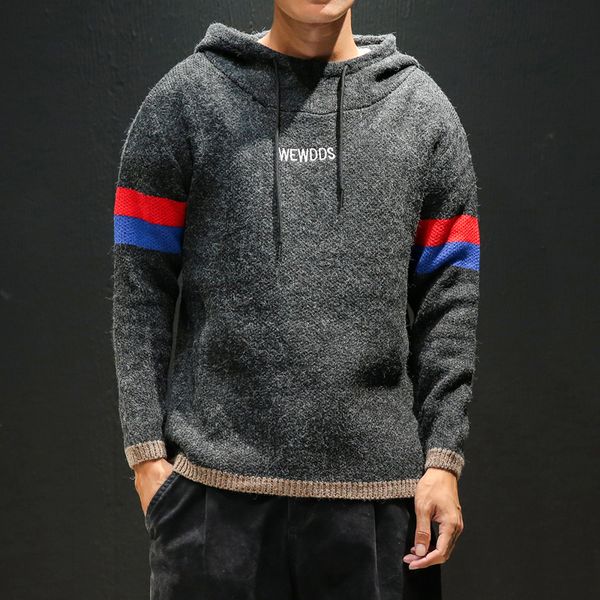 hooded striped sweater male fashion vintage new style mens sweaters and pullovers casual 2019 new autumn sweater -5xl knitted, White;black
hooded striped sweater male fashion vintage new style mens sweaters and pullovers casual 2019 new autumn sweater -5xl knitted, White;black