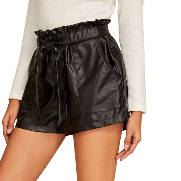 hirigin cool style 2020 fashion women pu leather shorts ladies girl wet look black high waist summer shorts with belt, White;black
hirigin cool style 2020 fashion women pu leather shorts ladies girl wet look black high waist summer shorts with belt, White;black