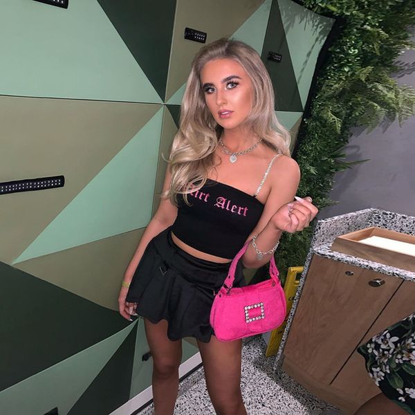 women's tanks & camis harajuku printing bodycon chain shoulder strap camisole ropa mujer casual streetwear gothic woman crop slim cloth, White
women's tanks & camis harajuku printing bodycon chain shoulder strap camisole ropa mujer casual streetwear gothic woman crop slim cloth, White