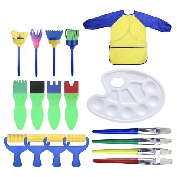 18pcs/set new children kids watercolor sponge brush art painting supplies durable students drawing pen early education tool
18pcs/set new children kids watercolor sponge brush art painting supplies durable students drawing pen early education tool