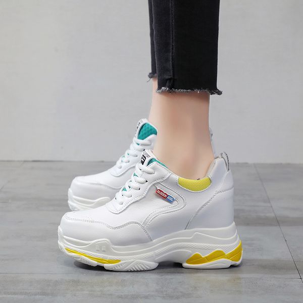 women platform high sole flats shoes spring autumn casual shoes chunky sneaker increaing wedges walking zapatos de mujer, Black
women platform high sole flats shoes spring autumn casual shoes chunky sneaker increaing wedges walking zapatos de mujer, Black