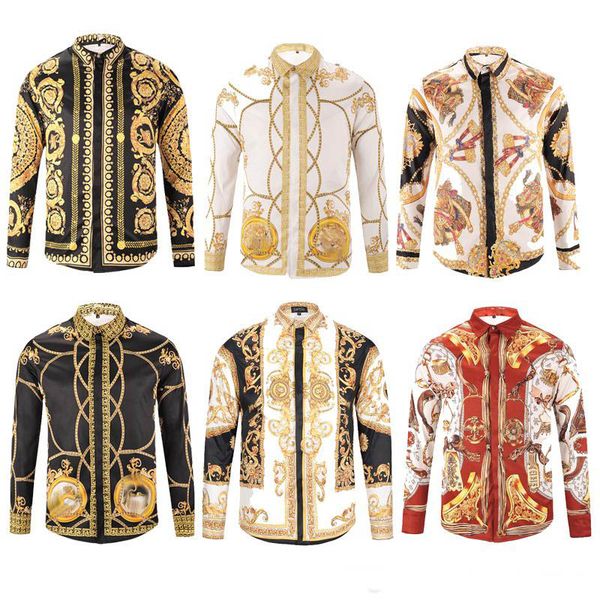 mens versace мода мужская дизайнер мужчин 3d цветочный тигр печати цветовая смесь роскошные повседневные рубашки harajuku с длинными рукавам, White;black
mens versace мода мужская дизайнер мужчин 3d цветочный тигр печати цветовая смесь роскошные повседневные рубашки harajuku с длинными рукавам, White;black