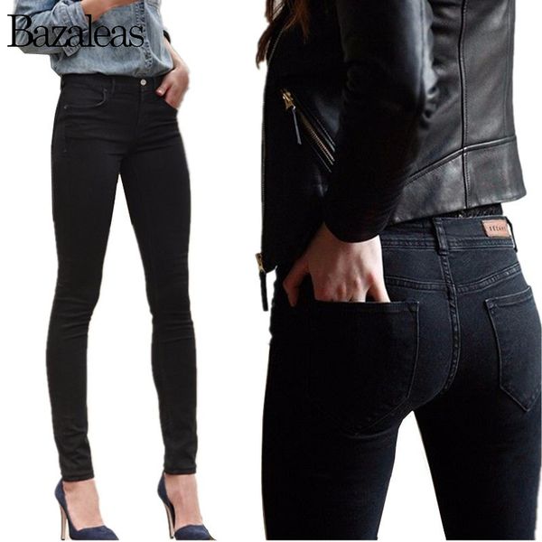 bazaleas vintage style bf fashion women jeans high waist jean pencil demin pants fitness cotton elastic jeans, Blue
bazaleas vintage style bf fashion women jeans high waist jean pencil demin pants fitness cotton elastic jeans, Blue