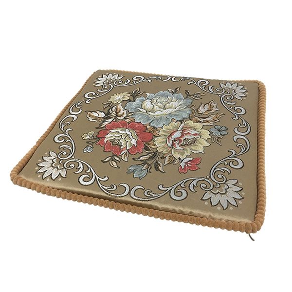 vintage floral jacquard padded garden chair cushion pad for kitchen dining chairs 48x48x3cm
vintage floral jacquard padded garden chair cushion pad for kitchen dining chairs 48x48x3cm