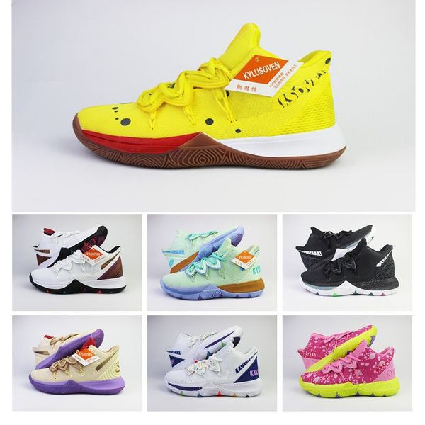 2019 new arrival mens kyrie 5 sports basketball shoes for kyrie5 5s sponge black white yellow designer sports sneakers trainers size 40-46
2019 new arrival mens kyrie 5 sports basketball shoes for kyrie5 5s sponge black white yellow designer sports sneakers trainers size 40-46