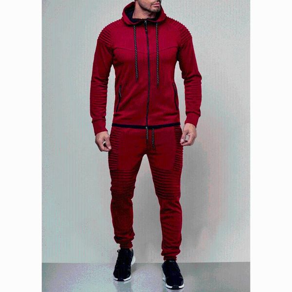 tracksuit men 2020 new style casual men's outdoor sports solid color zipper pocket loose-fitting hooded men's suit, Gray
tracksuit men 2020 new style casual men's outdoor sports solid color zipper pocket loose-fitting hooded men's suit, Gray